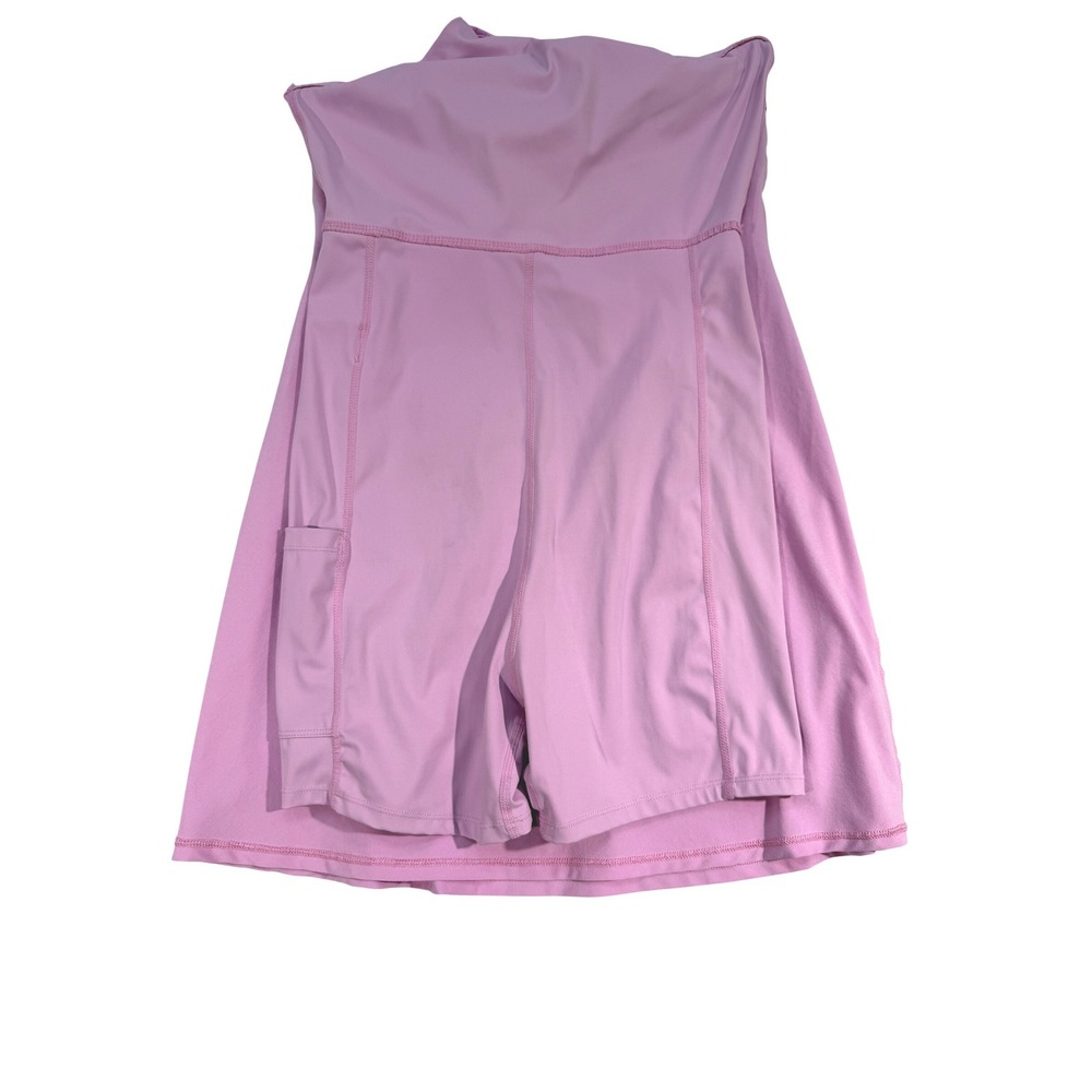 Abercrombie One Shoulder Traveler Mini Dress Skort Purple Small Tall - Picture 5 of 7
